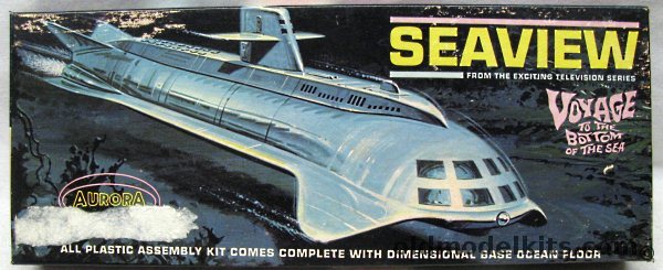 Aurora 1/316 Seaview Submarine from Voyage to the Bottom of the Sea - Original Issue, 707-130 plastic model kit